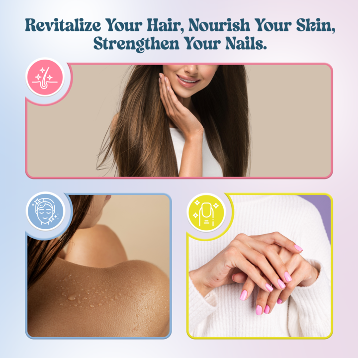 Miracle Moo Beauty | Colostrum, Collagen, Hyaluronic Acid, Biotin, MSM, Zinc, Vitamin C & E for Hair, Skin & Nail Health