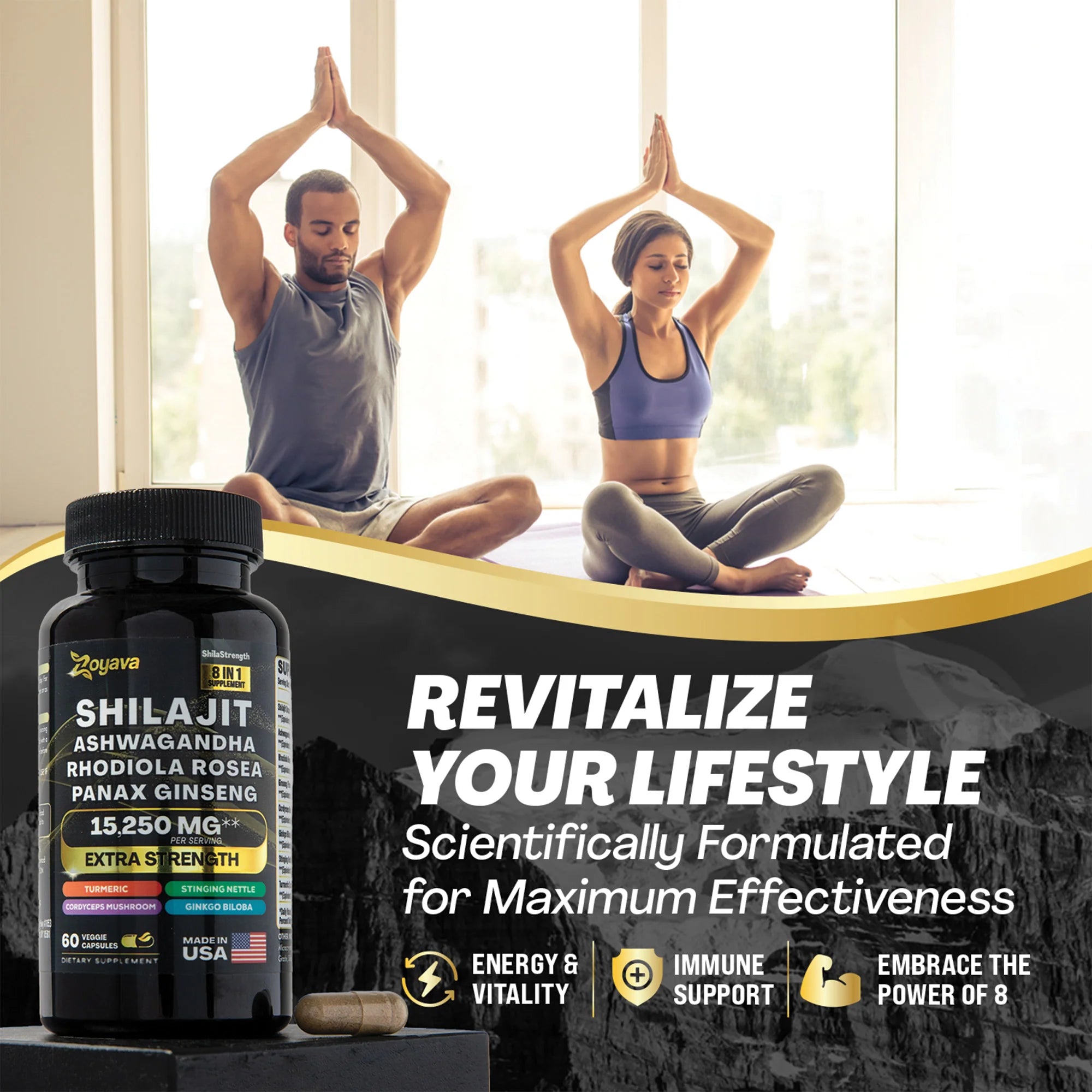 Shilajit Power Shilastrength Blend - 15,250MG Energize Your Vitality!