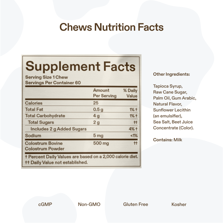 Miracle Moo Colostrum Chews