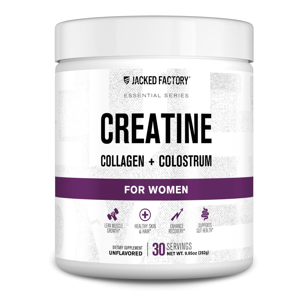 Jacked Factory Creatine Monohydrate Powder 425g - Creatine Supplement for Muscle Growth, Increased Strength, Enhanced Energy, & Improved Athletic Performance 85 Servings, Unflavored