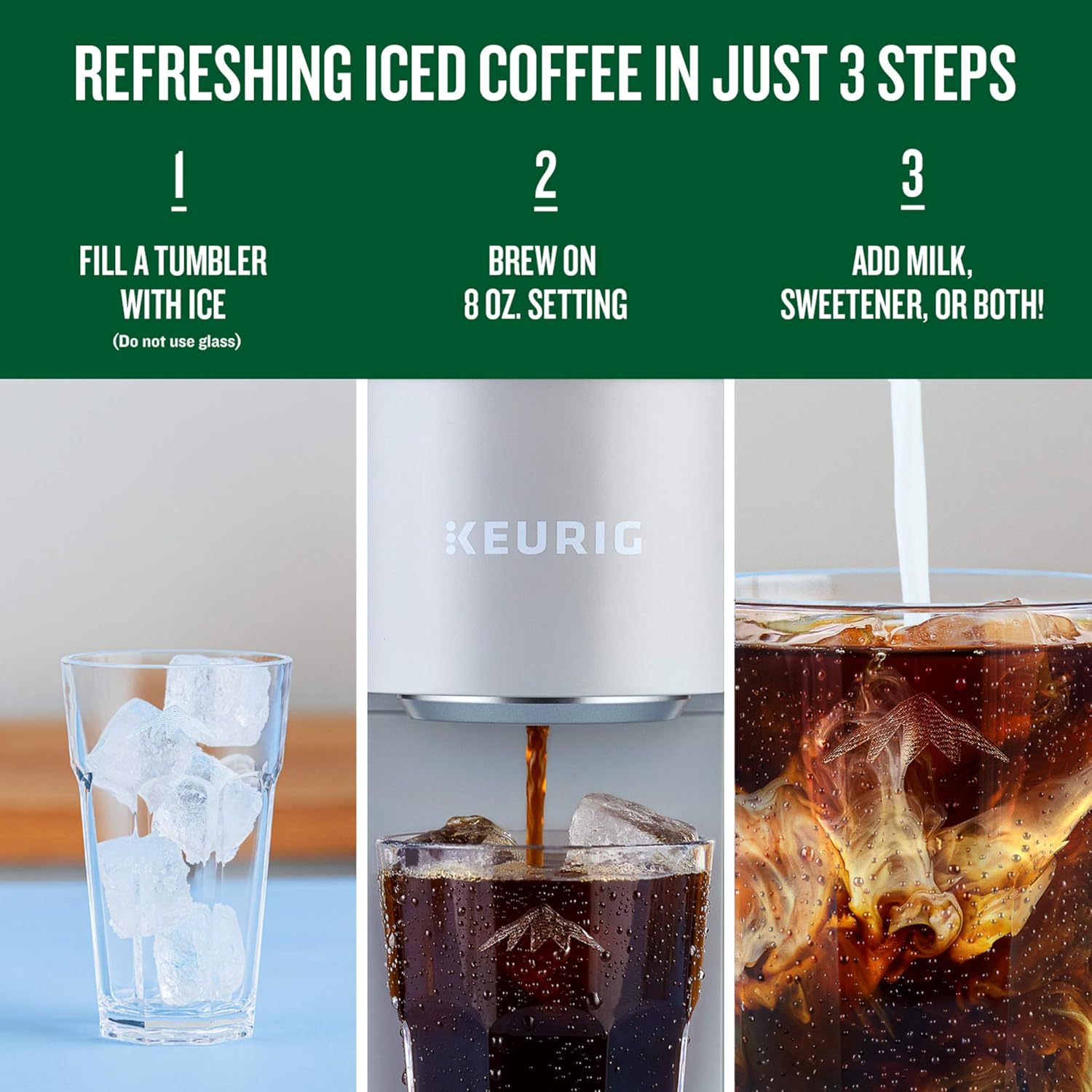 Green Mountain Coffee Roasters ICED Hazelnut Cream, Single Serve Keurig K-Cup Pods, Flavored Iced Coffee, 72 Count