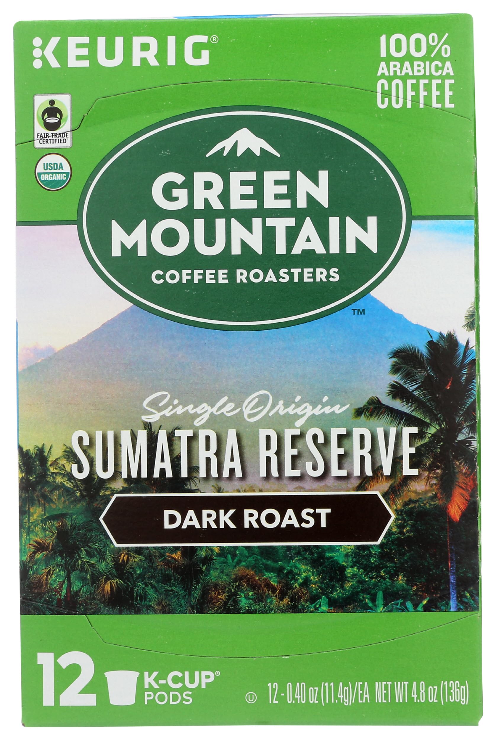 Green Mountain Coffee Roasters ICED Hazelnut Cream, Single Serve Keurig K-Cup Pods, Flavored Iced Coffee, 72 Count