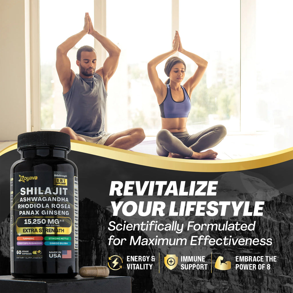 Shilajit Power Shilastrength Blend - 15,250MG Energize Your Vitality!