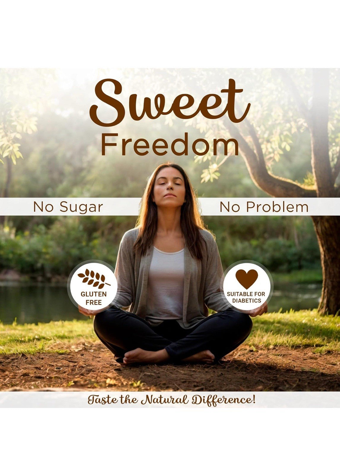 Dulci Light Zero Calories Brown Sweetener 100 Packets Keto /Gluten Free